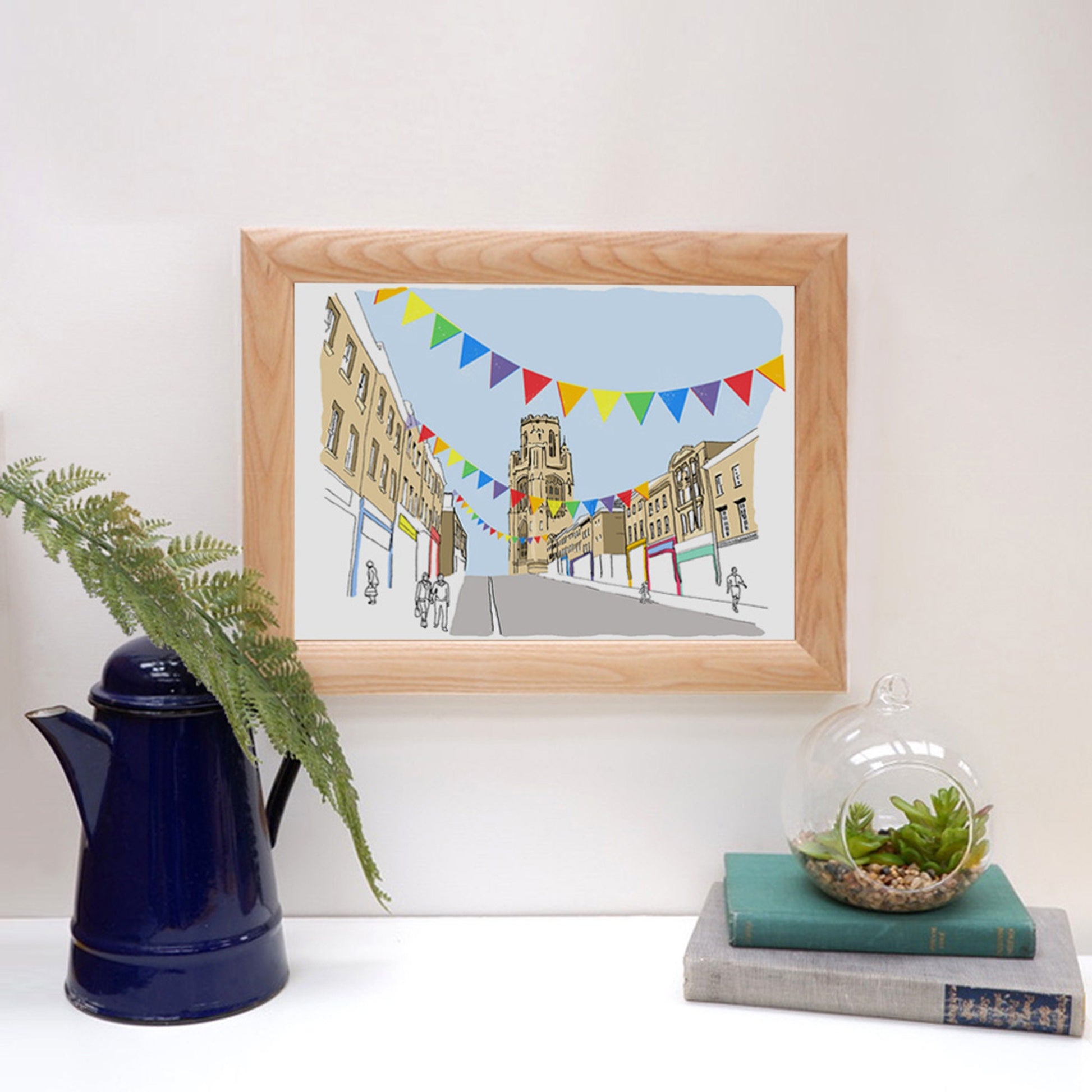 Bristol's Colourful Park Street Print wall art