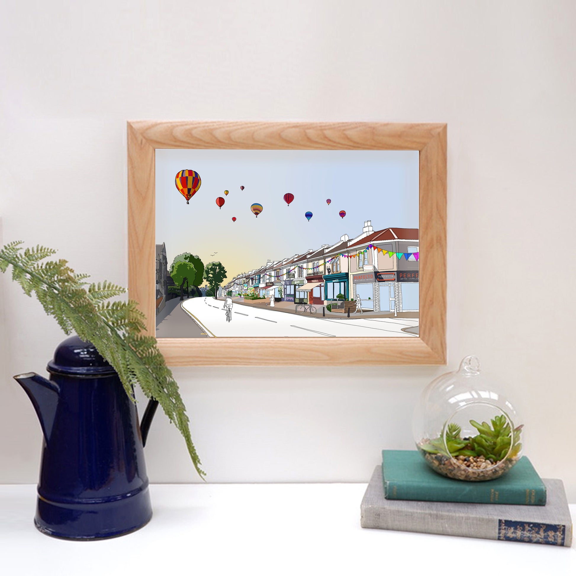 Bristol's Gloucester Road Digital Print | Wall Art