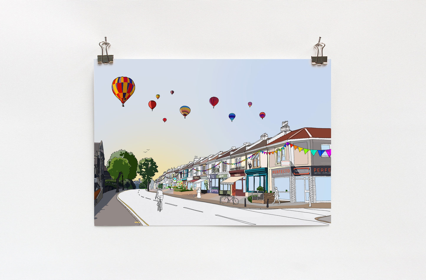 Bristol's Gloucester Road Digital Print | Wall Art