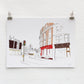 Bristol's Stokes Croft digital Print wall art