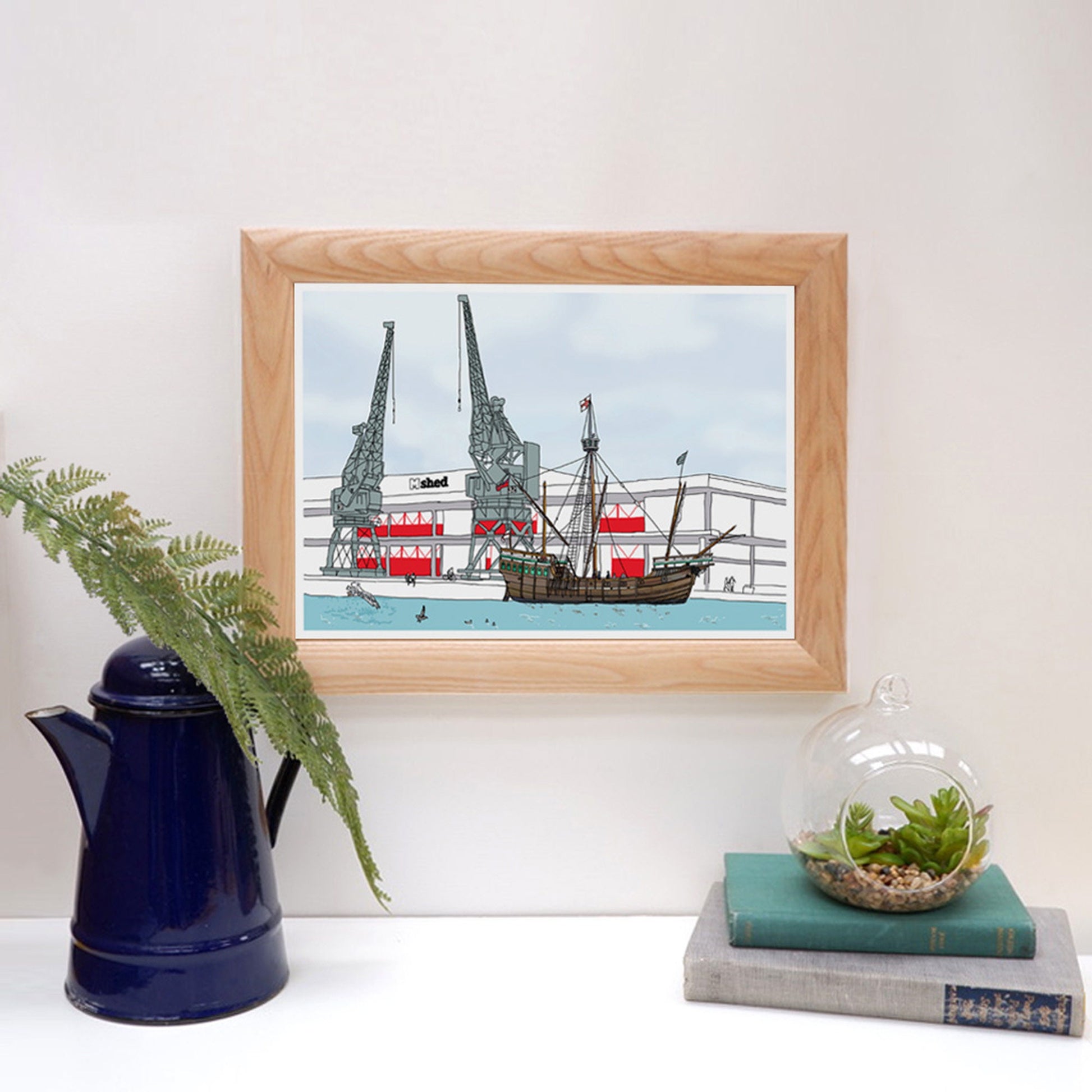 Bristol's The Matthew ship digital Print wall art