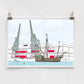 Bristol's The Matthew ship digital Print wall art
