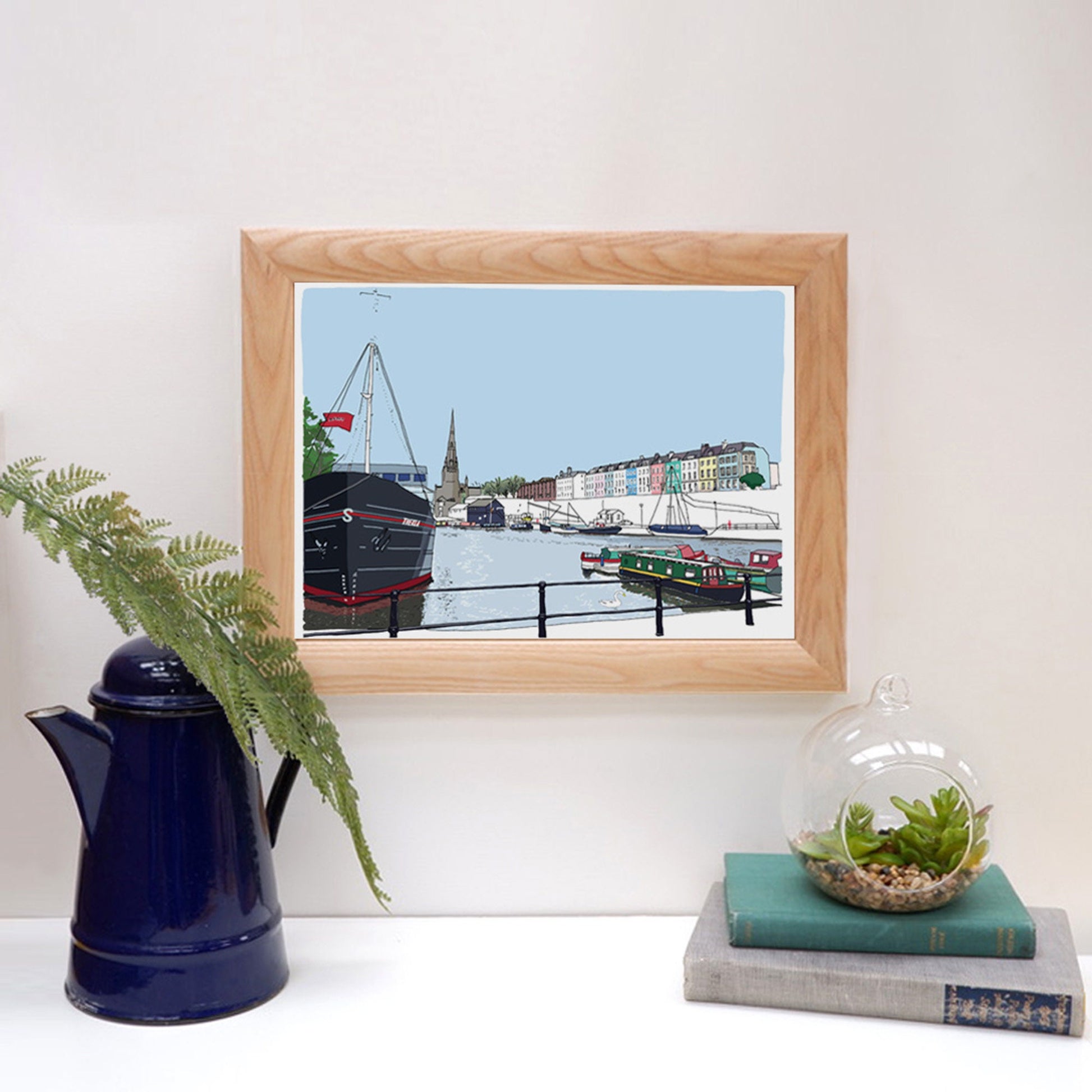 Bristol's The Thekla ship digital Print wall art