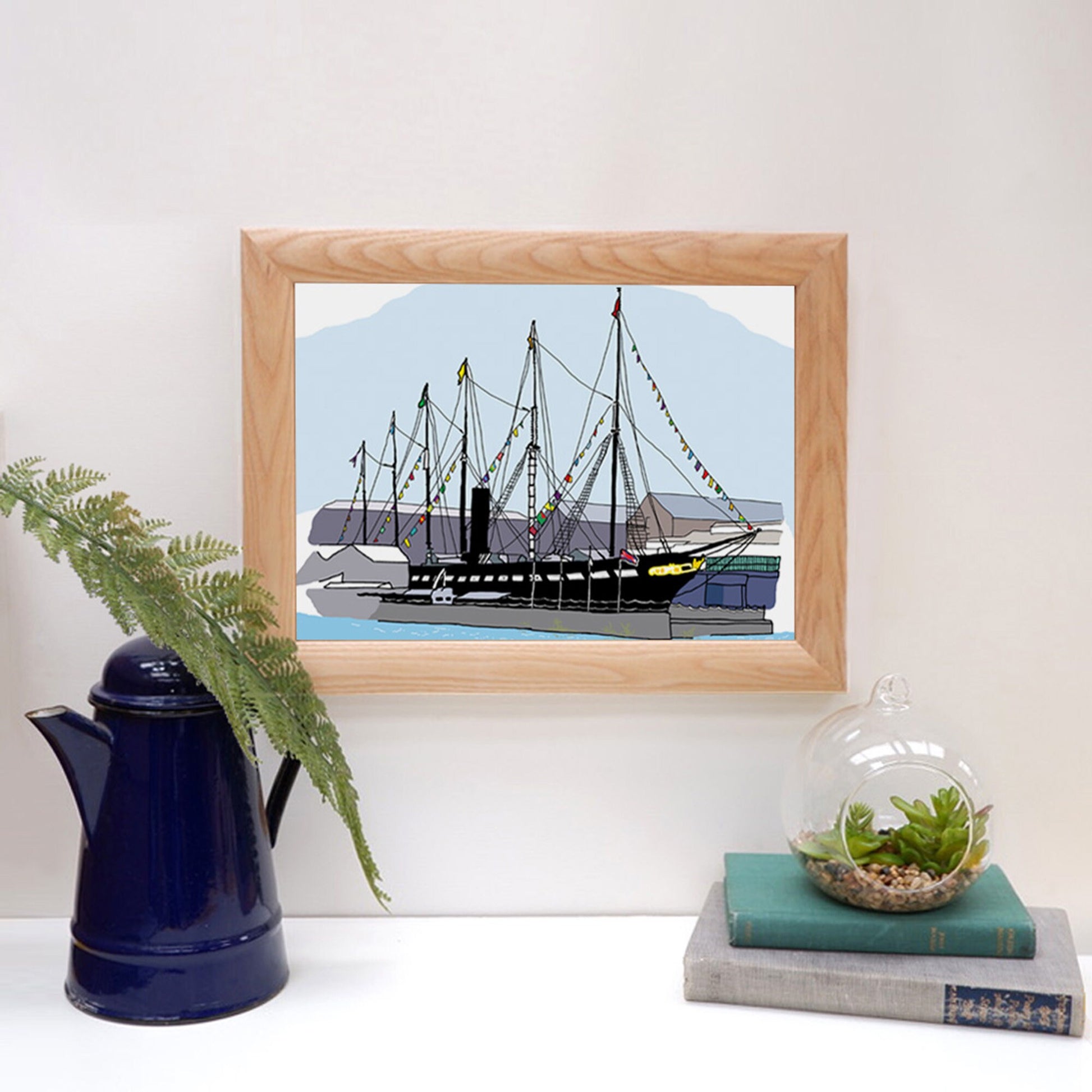 Bristol's ss Great Britain digital Print wall art