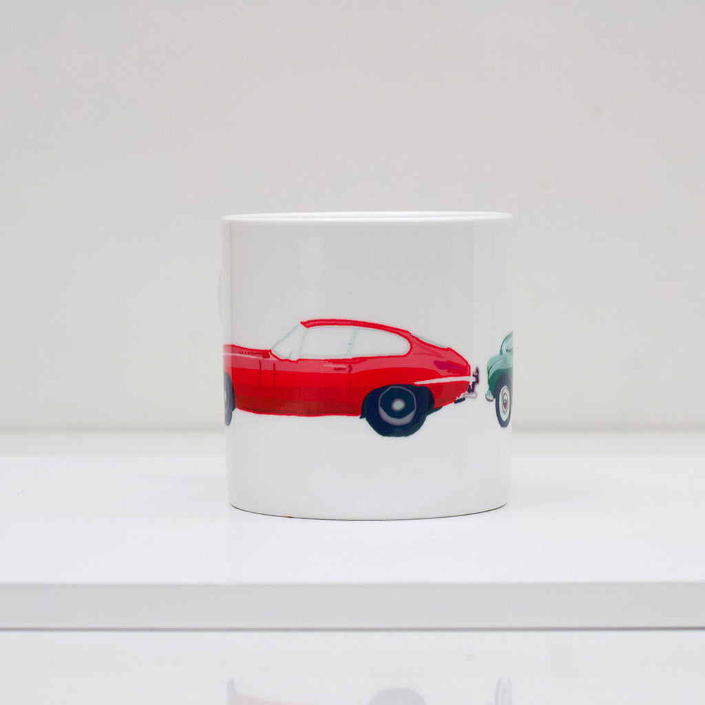 Classic Car Bone China Mug