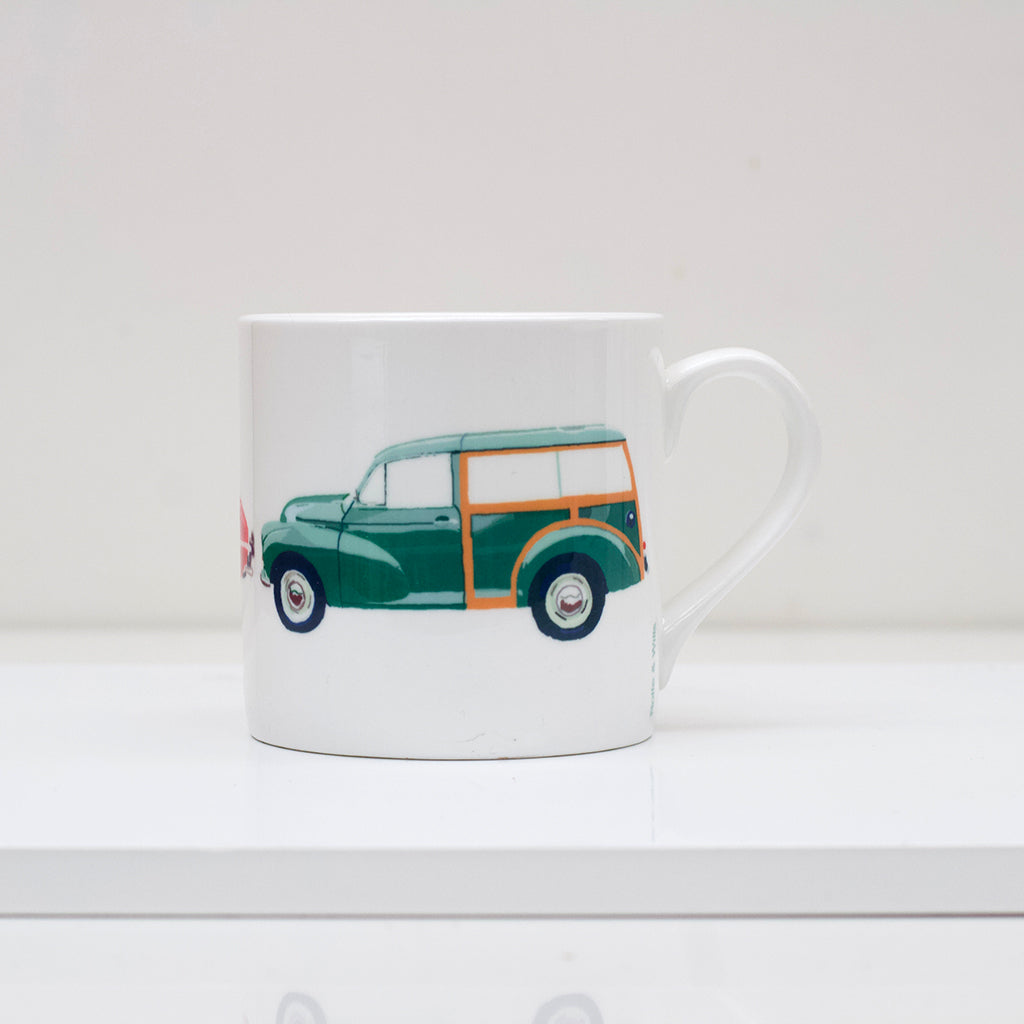 Classic Car Bone China Mug