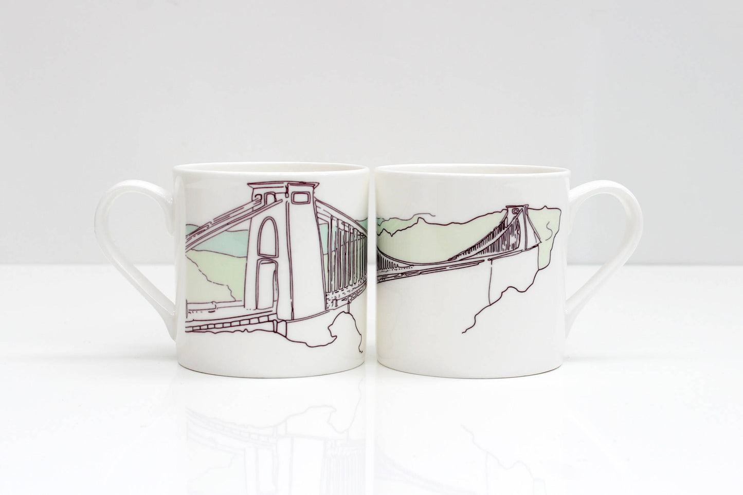 Clifton Suspension Bridge Bone China Mug | Bristol Suspension Bridge Mug | Clifton Suspension Bridge | Bone China Mug | Bristol Art