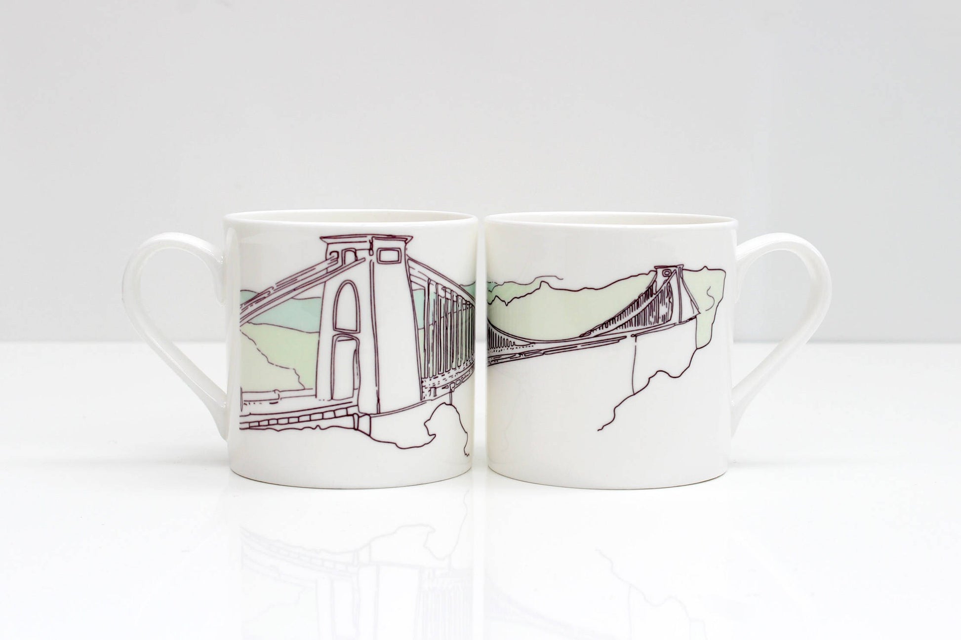 Clifton Suspension Bridge Bone China Mug | Bristol Suspension Bridge Mug | Clifton Suspension Bridge | Bone China Mug | Bristol Art