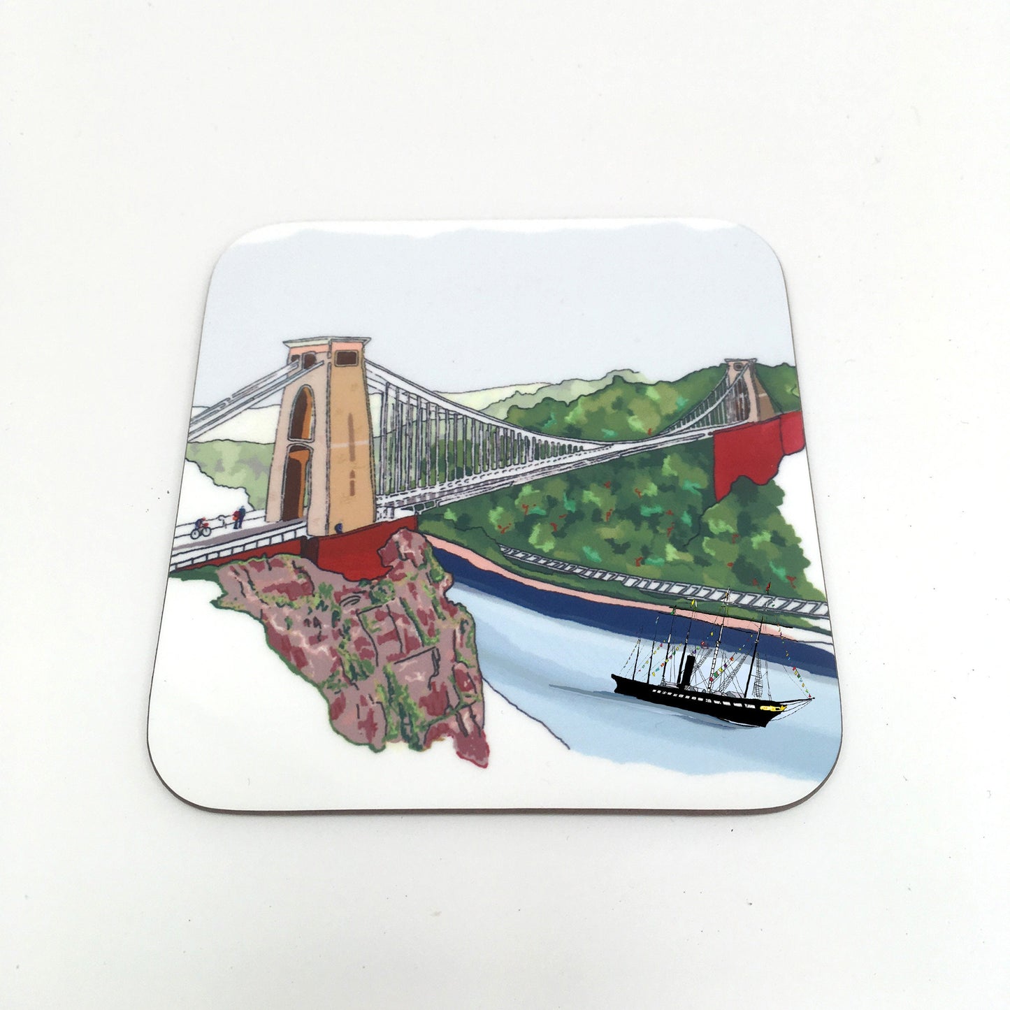 Clifton Suspension Bridge Coaster | ss great britain coaster | Bristol Suspension Bridge Coaster | Bristol Coaster | Bristol Art