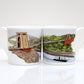 Clifton Suspension Bridge  with The ss Great Britain Ship | Bone China Mug | Bristol Suspension Bridge Mug | Clifton Suspension Bridge
