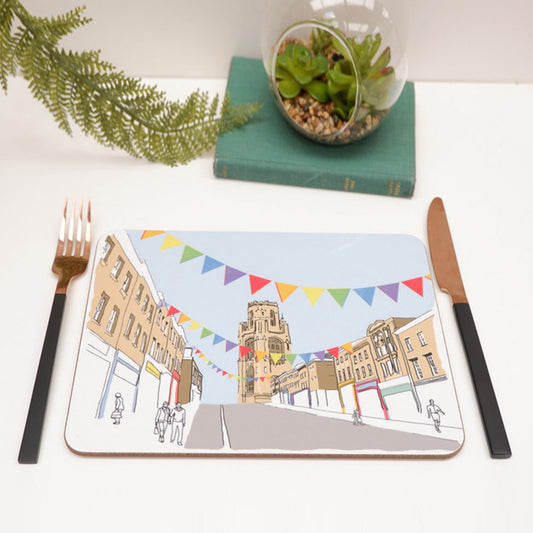 Colourful Park Street, Bistol Placemat