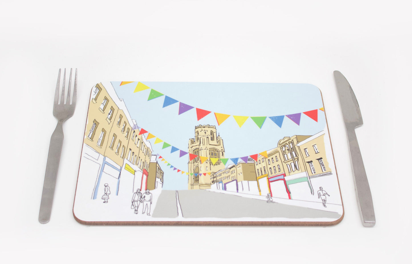 Colourful Park Street, Bistol Placemat