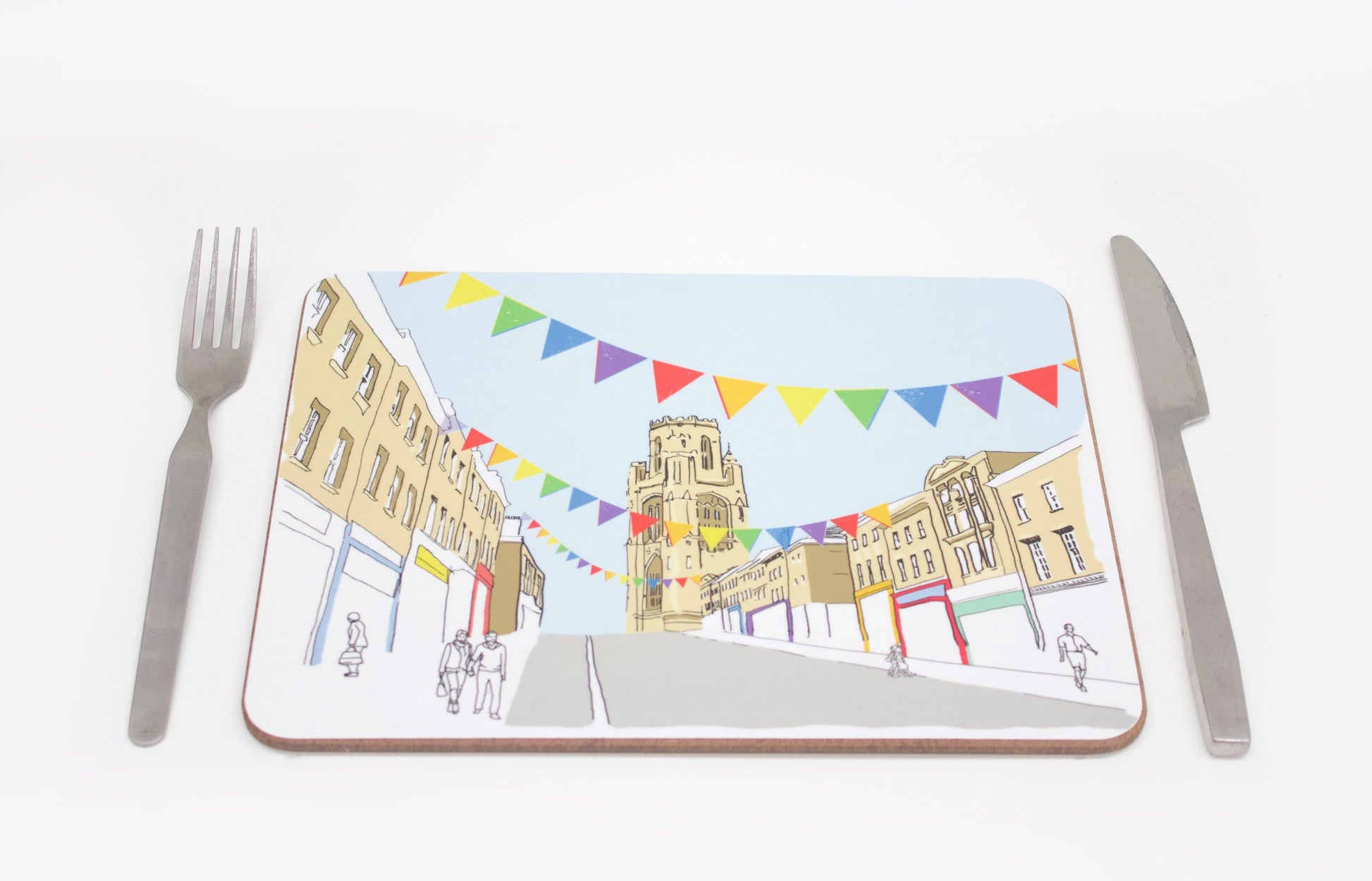 Colourful Park Street, Bistol Placemat