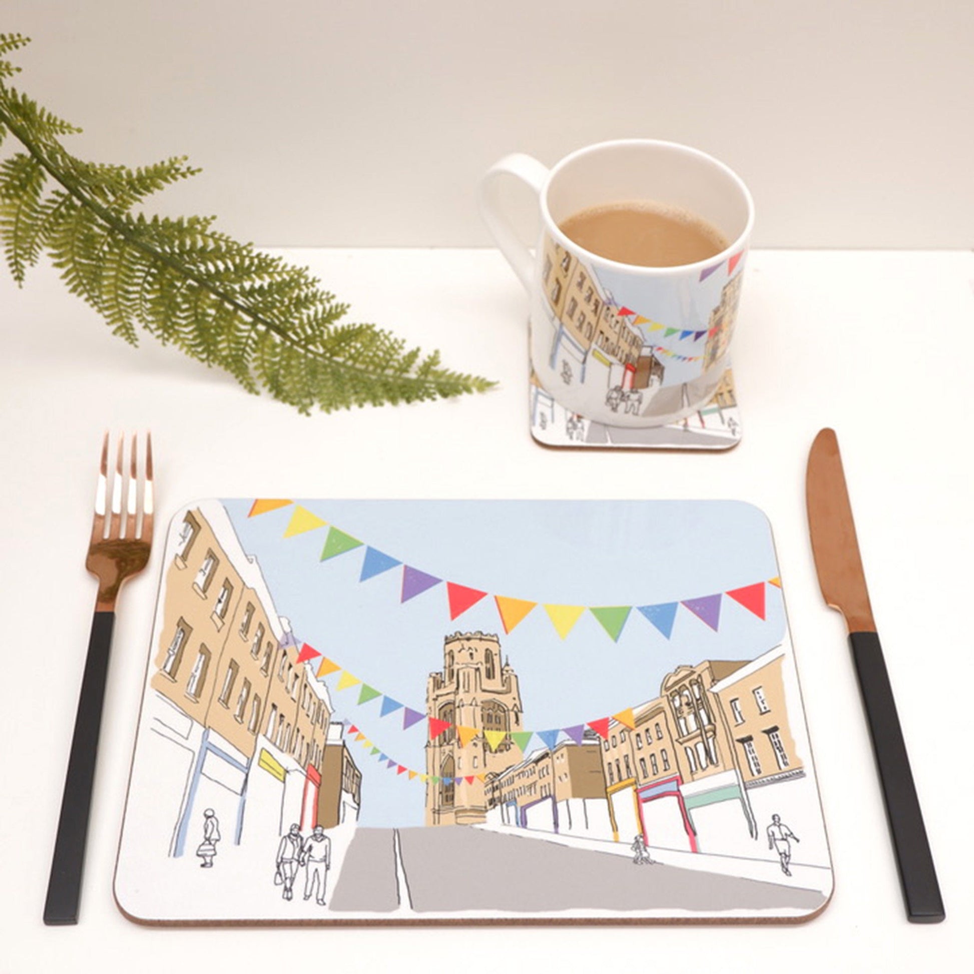 Colourful Park Street, Bistol Placemat