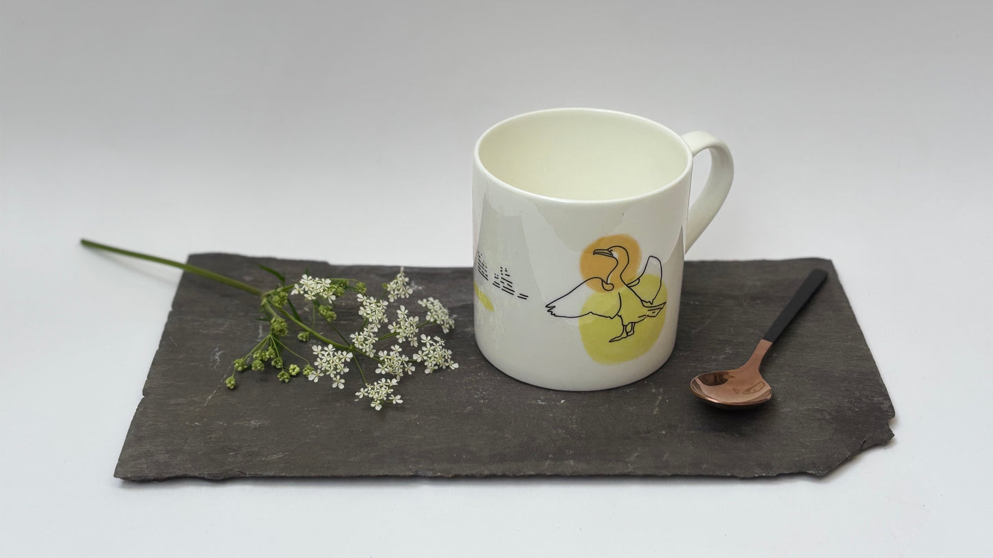 Cormorant Song Bone China Mug
