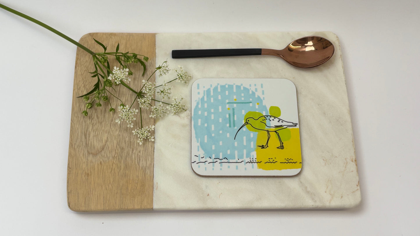 Curlew Song Coaster