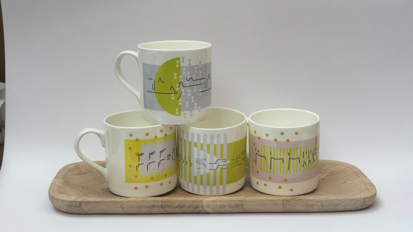 Garden Bird Song Set Bone China Mug
