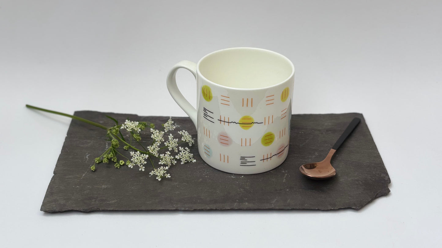 Heron Song Bone China Mug