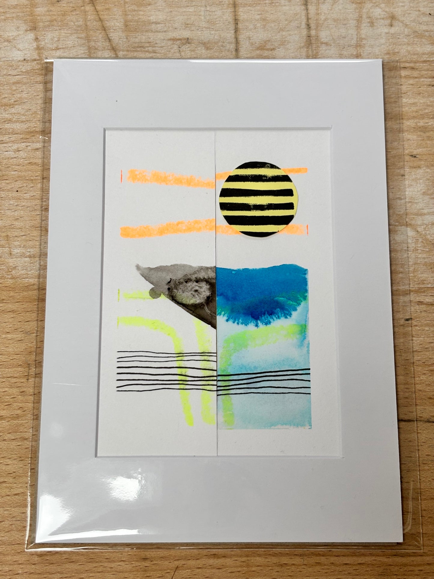 A5 original art work. Mixed media -17