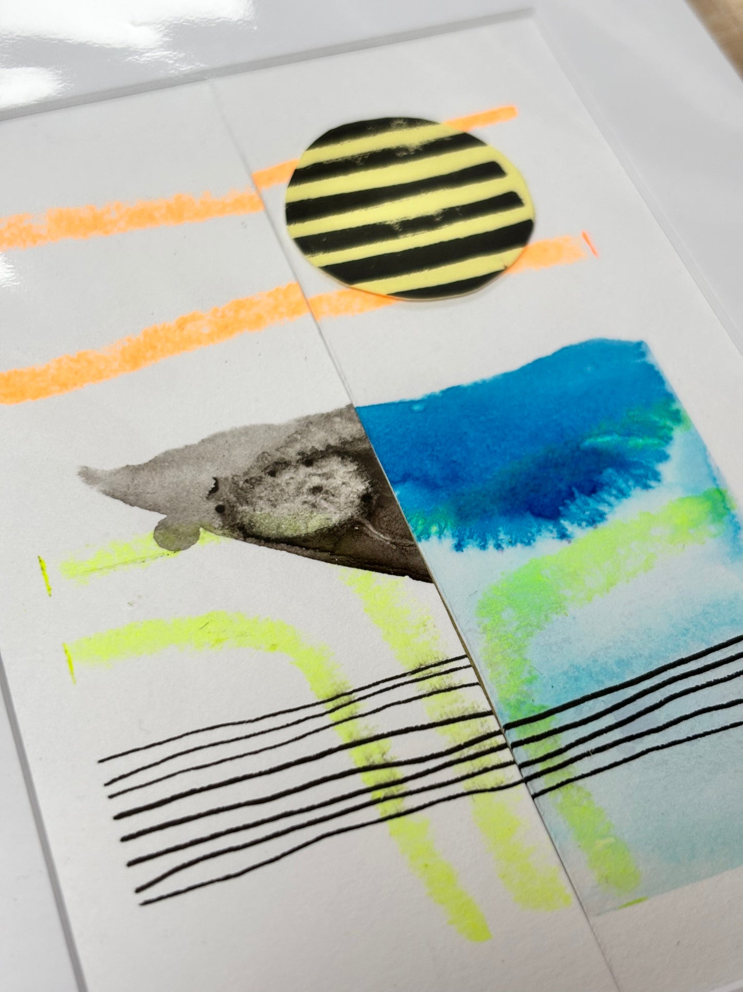 A5 original art work. Mixed media -17
