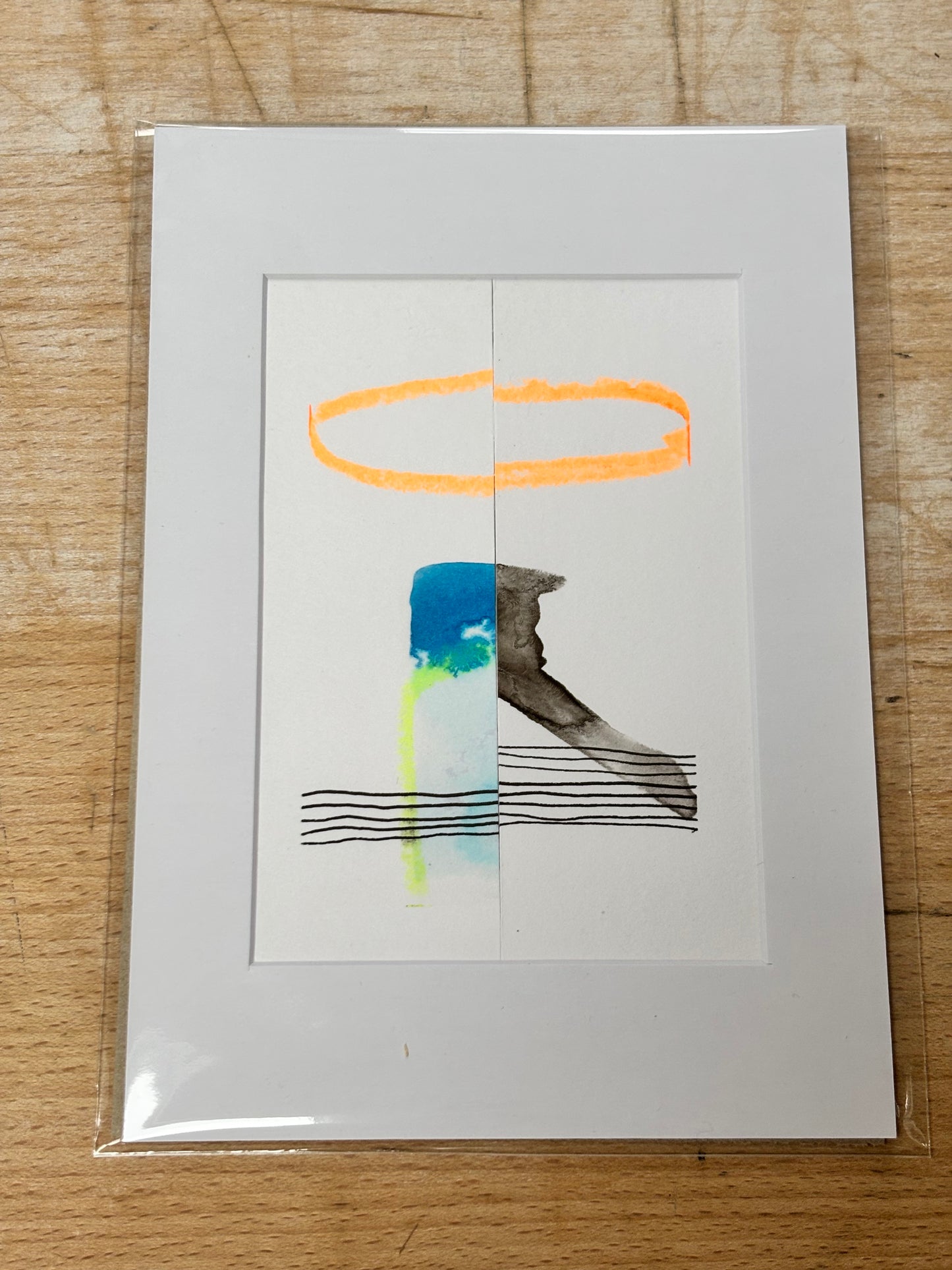 A5 original art work. Mixed media -18