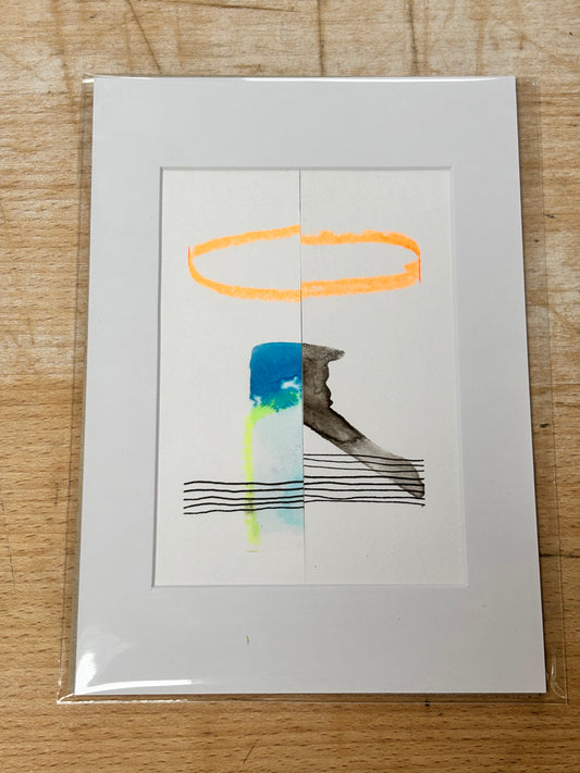 A5 original art work. Mixed media -18