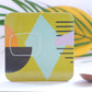 Mustard Bone China Mug - Abstract Painting Collection