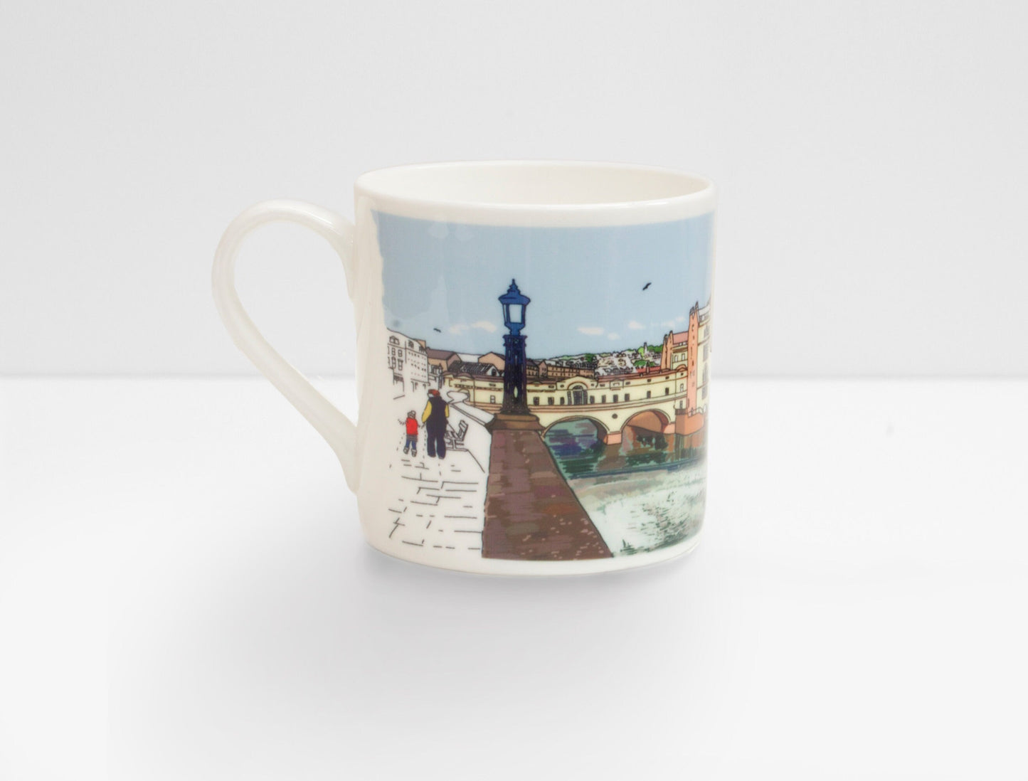 Pultney Bridge Bath Bone China Mug
