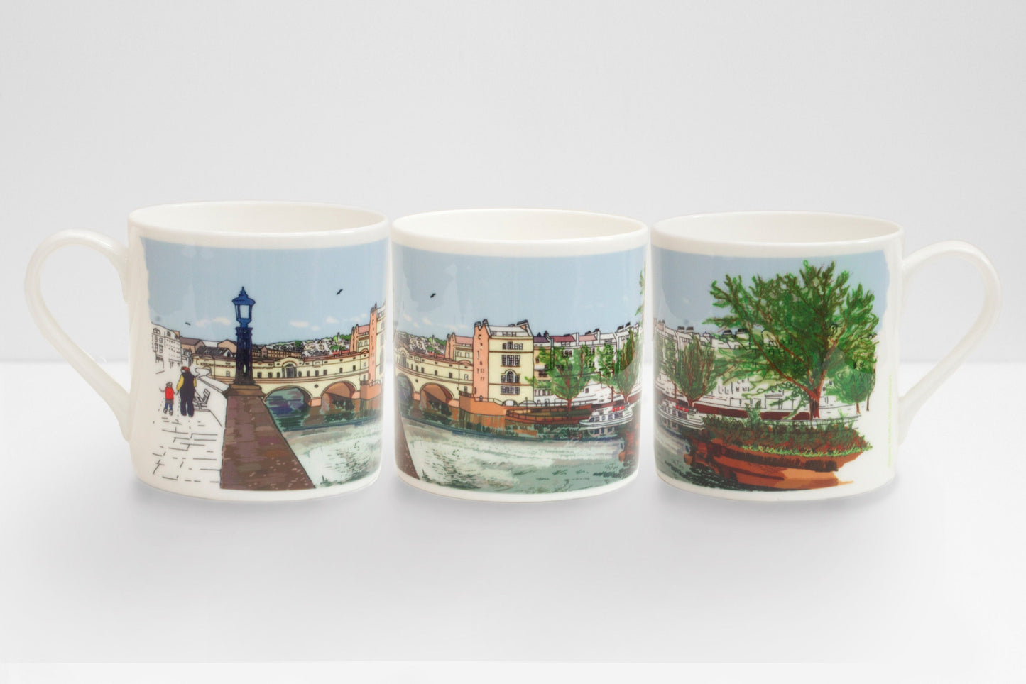 Pultney Bridge Bath Bone China Mug