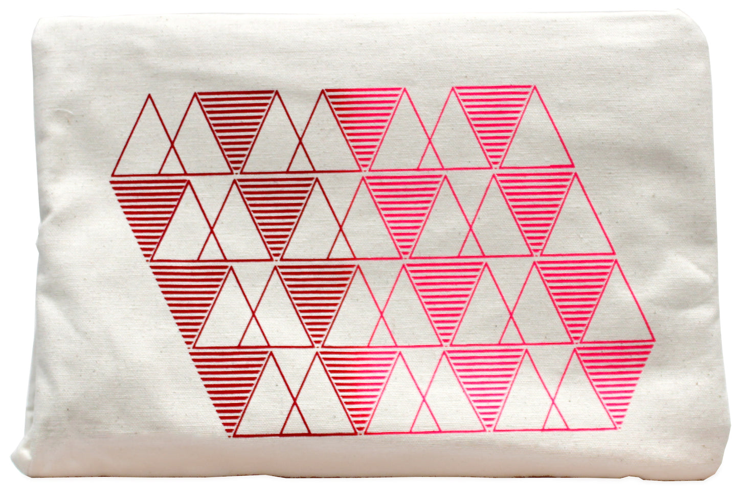 Red/Pink Geometric design Laptop sleeve 13"
