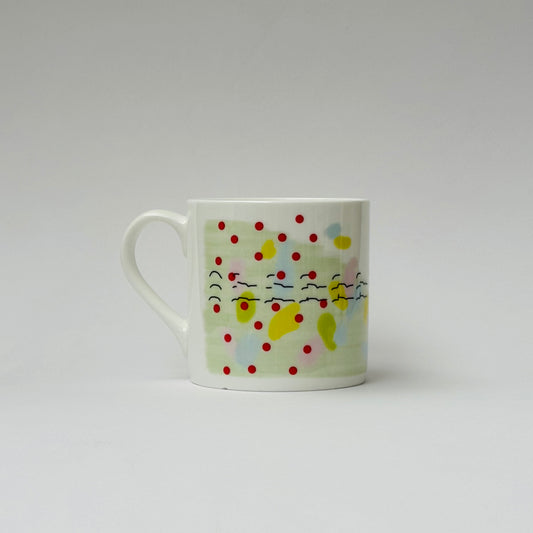 Red Shank Song Bone China Mug