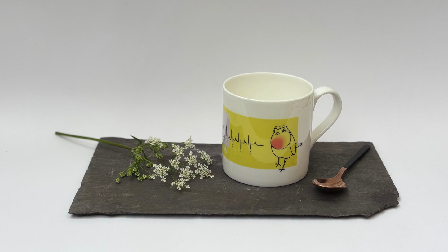 Robin Song Bone China Mug