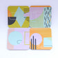 Abstract painting design coaster - Orange
