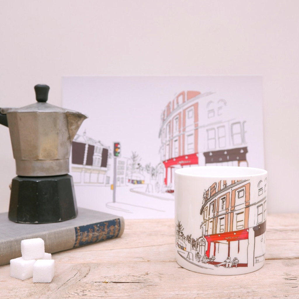 Stokes Croft Bristol Bone China Mug | Bristol street art Mug | stokes croft art mug | Bone China Mug | Bristol Art, Bristol Graffiti Banksy