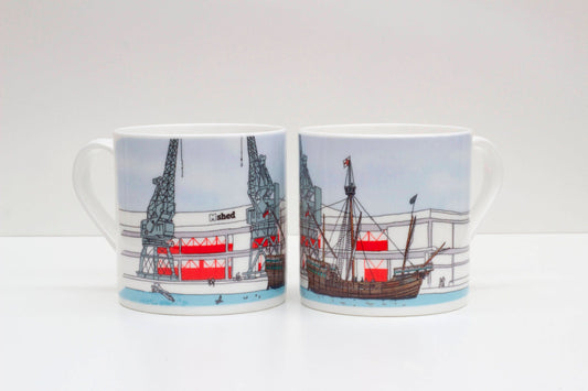 The Matthew Bone China Mug | Bristol Matthew Ship | The Matthew boat | Bristol Harbourside | Bone China Mug | Bristol Art | Mshed bristol