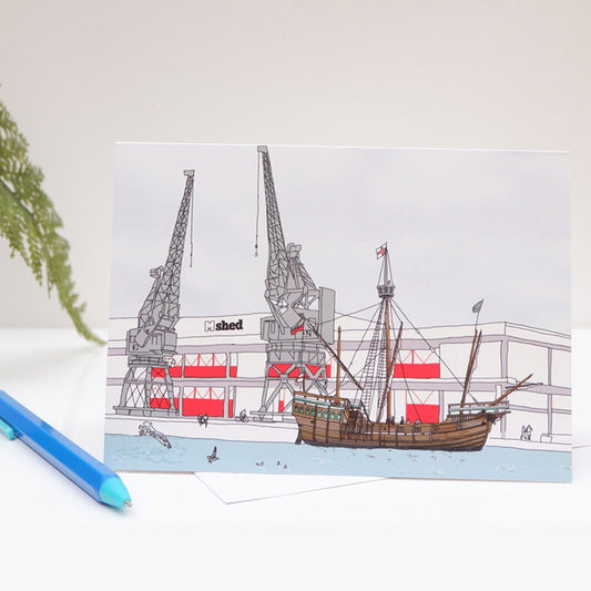 The Matthew Ship in Bristol Greetings Card