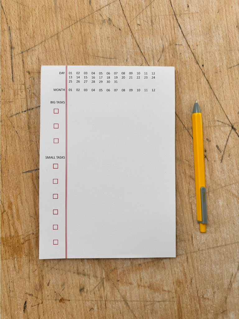 50 page 'Tasks To Do' notepad