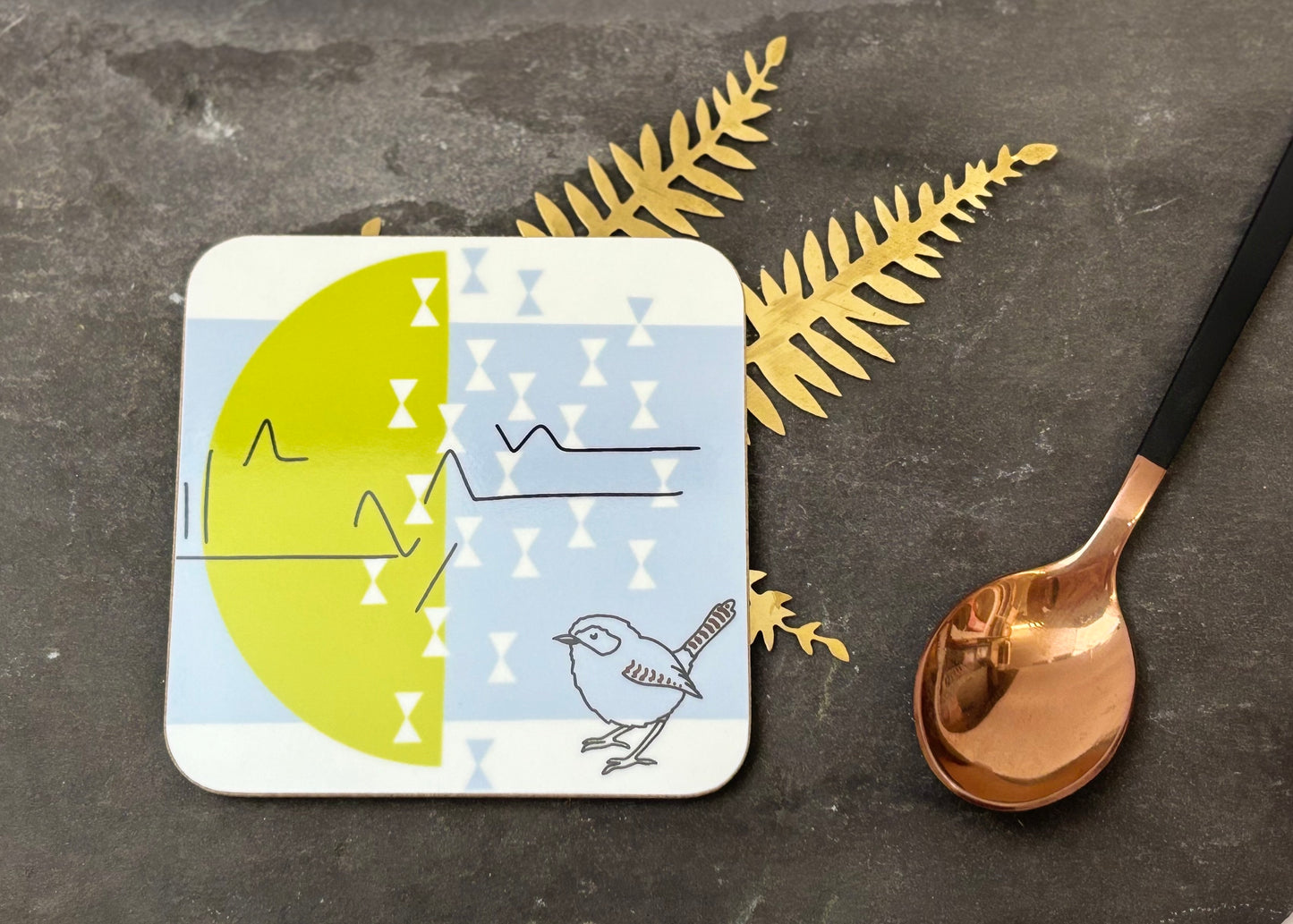 Wren Bird Song Coaster