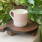 Sgraffito Pink Sunset Bone China Mug
