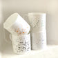Orange Splatter Bone China Mug