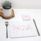 Orange Splatter Placemat