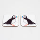 Puffins in Love Bone China Mug