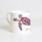 Set of Underwater Animal Bone China Mugs