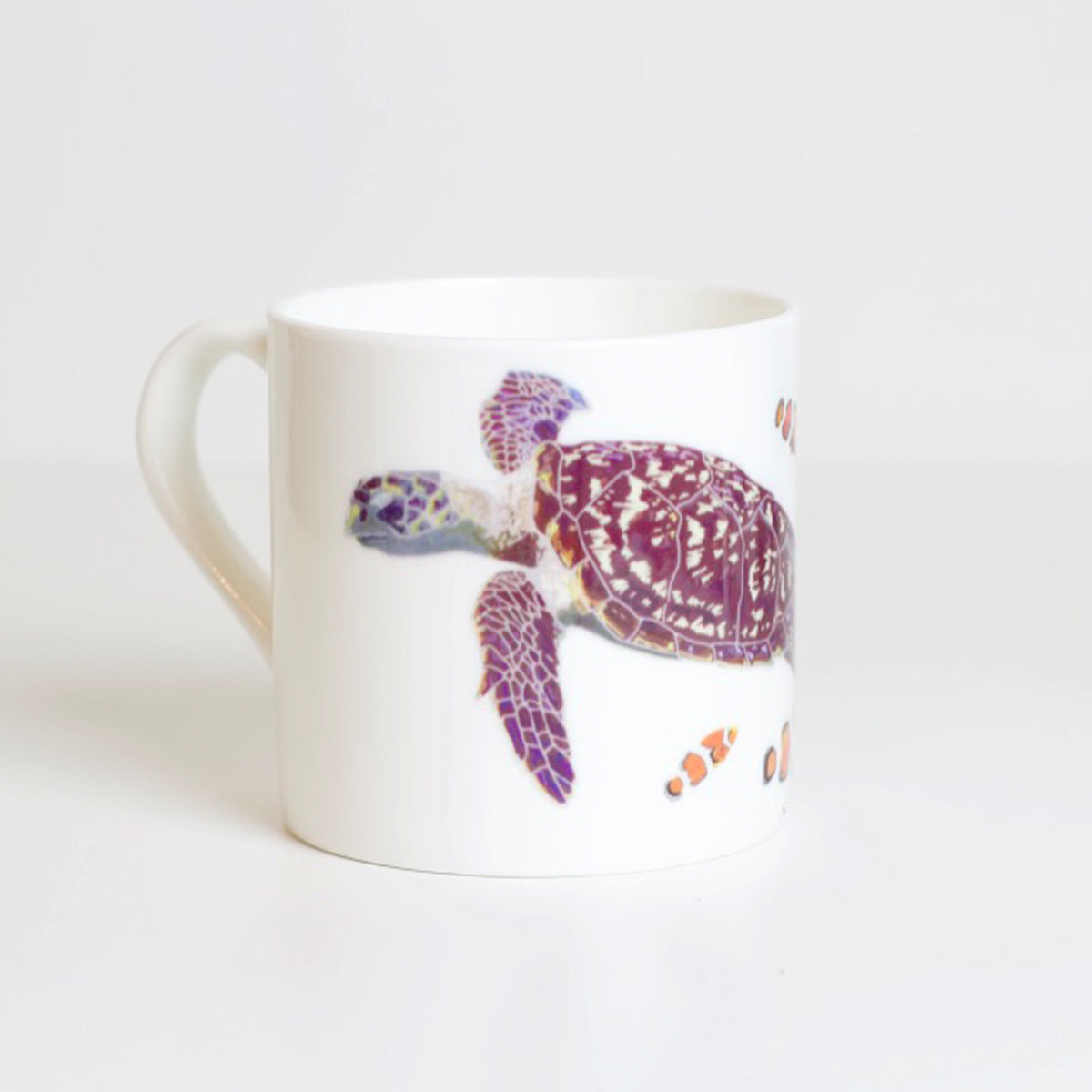 Set of Underwater Animal Bone China Mugs