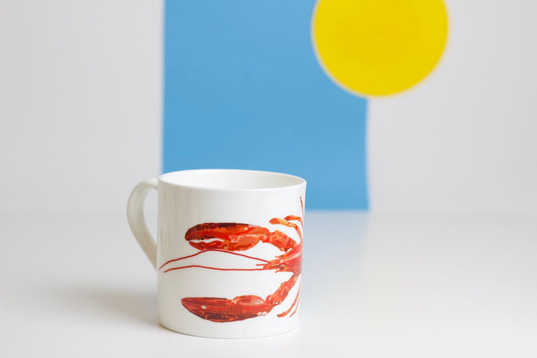 Lobster Bone China Mug