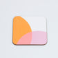 Orange|Pink Dip Coaster