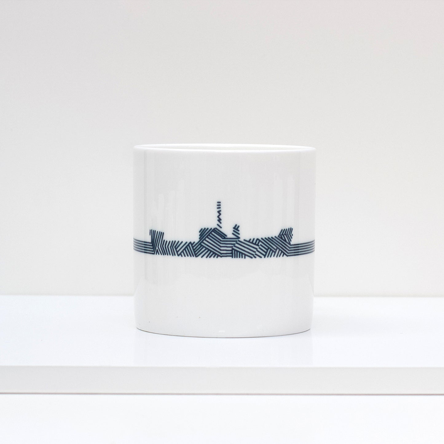 Dazzle Ship Bone China Mug