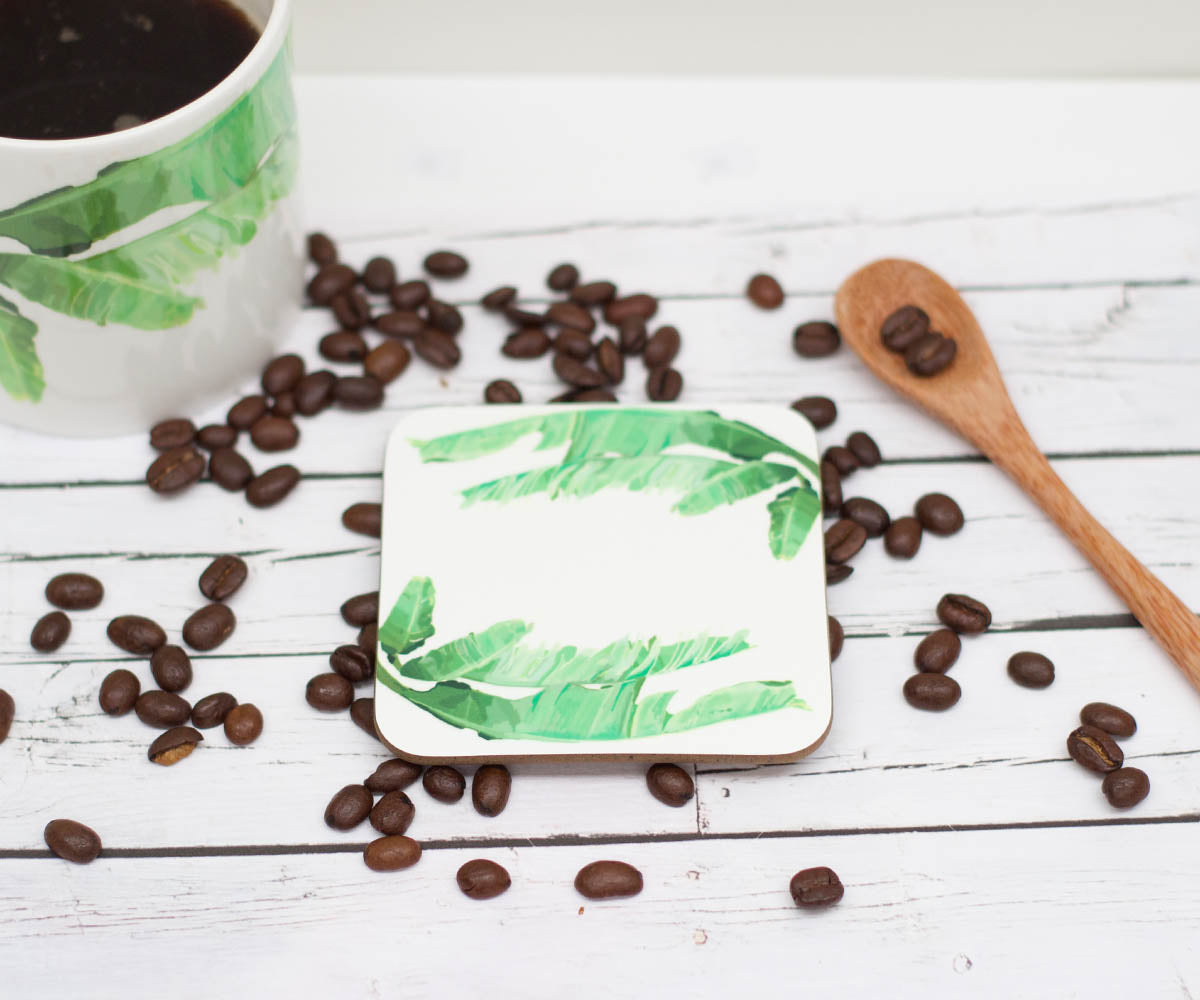 Banana Leaf Coaster - Tropical Collection