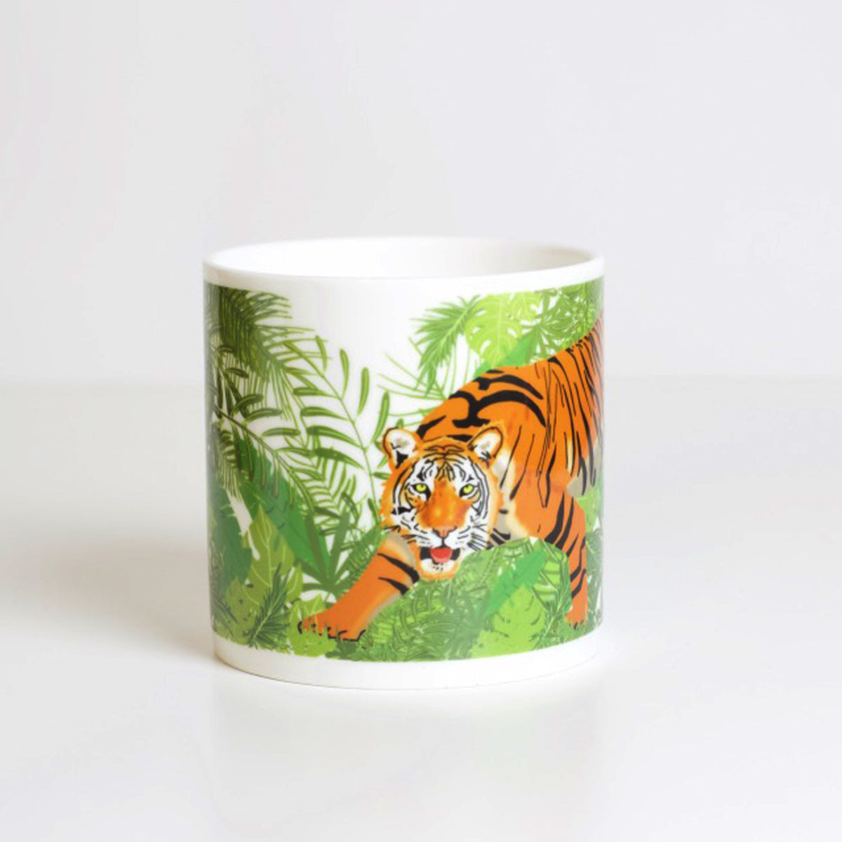 Set of Jungle Animal Bone China Mugs