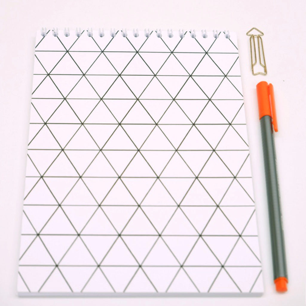 Geo Triangle Design Notebook